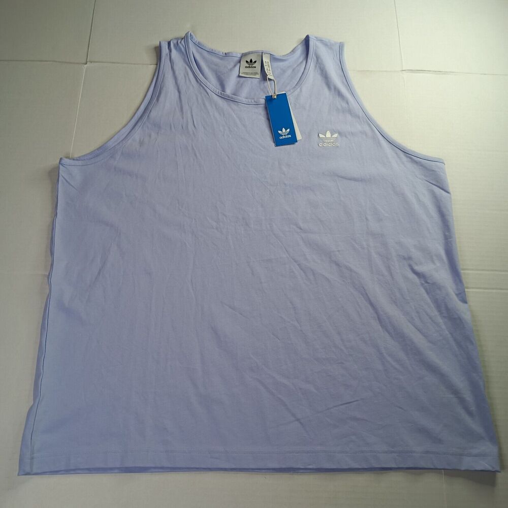 Adidas Originals Essentials Tank‎ Top Men’s 2XL Purple Athletic Sleeveless Shirt